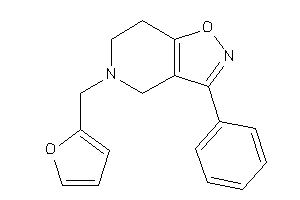 Image of 5-(2-furfuryl)-3-phenyl-6,7-dihydro-4H-isoxazolo[4,5-c]pyridine