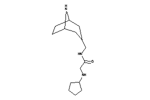 N-(8-azabicyclo[3.2.1]octan-3-ylmethyl)-2-(cyclopentylamino)acetamide