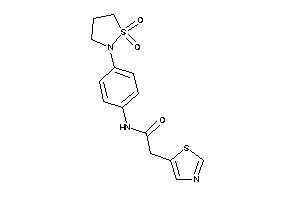 N-[4-(1,1-diketo-1,2-thiazolidin-2-yl)phenyl]-2-thiazol-5-yl-acetamide