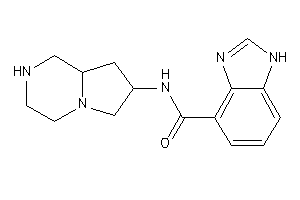Image of N-(1,2,3,4,6,7,8,8a-octahydropyrrolo[1,2-a]pyrazin-7-yl)-1H-benzimidazole-4-carboxamide