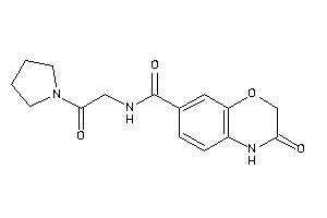 3-keto-N-(2-keto-2-pyrrolidino-ethyl)-4H-1,4-benzoxazine-7-carboxamide