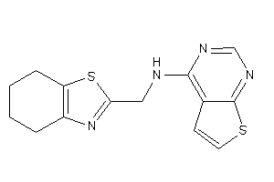 4,5,6,7-tetrahydro-1,3-benzothiazol-2-ylmethyl(thieno[2,3-d]pyrimidin-4-yl)amine