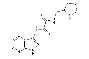 N'-(1H-pyrazolo[3,4-b]pyridin-3-yl)-N-(pyrrolidin-2-ylmethyl)oxamide