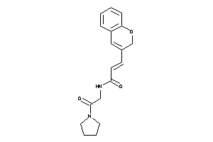 3-(2H-chromen-3-yl)-N-(2-keto-2-pyrrolidino-ethyl)acrylamide