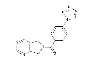 5,7-dihydropyrrolo[3,4-d]pyrimidin-6-yl-[4-(tetrazol-1-yl)phenyl]methanone