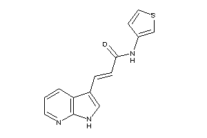 3-(1H-pyrrolo[2,3-b]pyridin-3-yl)-N-(3-thienyl)acrylamide
