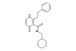 N-(cyclohexylmethyl)-4-keto-2-phenethyl-1H-pyridine-3-carboxamide