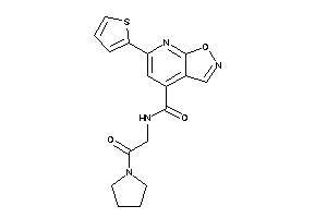 N-(2-keto-2-pyrrolidino-ethyl)-6-(2-thienyl)isoxazolo[5,4-b]pyridine-4-carboxamide