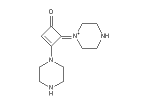 4-piperazin-1-ium-1-ylidene-3-piperazino-cyclobut-2-en-1-one