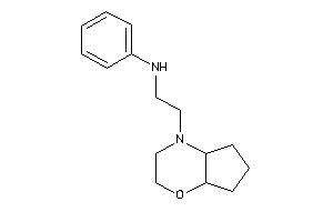 2-(3,4a,5,6,7,7a-hexahydro-2H-cyclopenta[b][1,4]oxazin-4-yl)ethyl-phenyl-amine