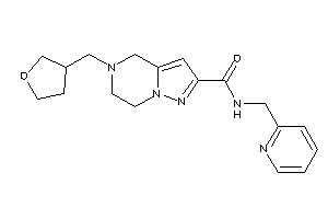 N-(2-pyridylmethyl)-5-(tetrahydrofuran-3-ylmethyl)-6,7-dihydro-4H-pyrazolo[1,5-a]pyrazine-2-carboxamide