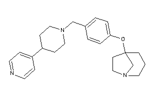 5-[4-[[4-(4-pyridyl)piperidino]methyl]phenoxy]-1-azabicyclo[3.2.1]octane