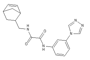 N-(5-bicyclo[2.2.1]hept-2-enylmethyl)-N'-[3-(1,2,4-triazol-4-yl)phenyl]oxamide