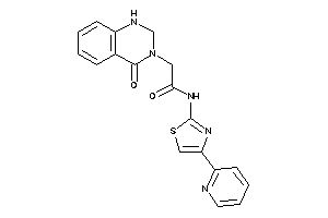 2-(4-keto-1,2-dihydroquinazolin-3-yl)-N-[4-(2-pyridyl)thiazol-2-yl]acetamide