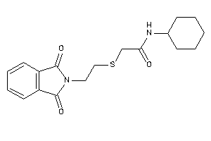 N-cyclohexyl-2-(2-phthalimidoethylthio)acetamide