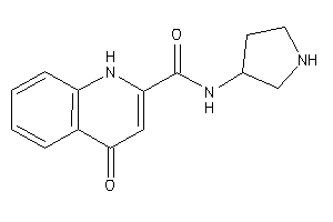 4-keto-N-pyrrolidin-3-yl-1H-quinoline-2-carboxamide