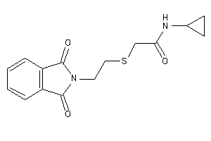 N-cyclopropyl-2-(2-phthalimidoethylthio)acetamide