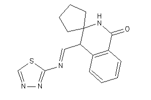 4-(1,3,4-thiadiazol-2-yliminomethyl)spiro[2,4-dihydroisoquinoline-3,1'-cyclopentane]-1-one