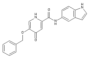 5-benzoxy-N-(1H-indol-5-yl)-4-keto-1H-pyridine-2-carboxamide