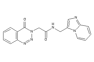 N-(imidazo[1,2-a]pyridin-3-ylmethyl)-2-(4-keto-1,2,3-benzotriazin-3-yl)acetamide