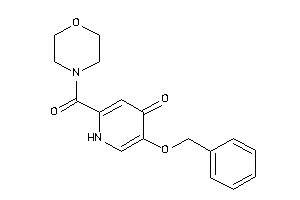 5-benzoxy-2-(morpholine-4-carbonyl)-4-pyridone