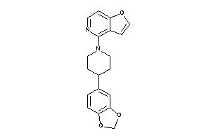 Image of 4-[4-(1,3-benzodioxol-5-yl)piperidino]furo[3,2-c]pyridine