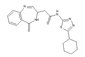 N-(5-cyclohexyl-1,3,4-thiadiazol-2-yl)-2-(5-keto-3,4-dihydro-1,4-benzodiazepin-3-yl)acetamide