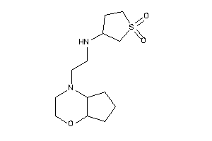 2-(3,4a,5,6,7,7a-hexahydro-2H-cyclopenta[b][1,4]oxazin-4-yl)ethyl-(1,1-diketothiolan-3-yl)amine