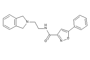 N-(2-isoindolin-2-ylethyl)-5-phenyl-isoxazole-3-carboxamide