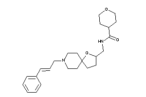 Image of N-[(8-cinnamyl-4-oxa-8-azaspiro[4.5]decan-3-yl)methyl]tetrahydropyran-4-carboxamide