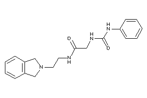 N-(2-isoindolin-2-ylethyl)-2-(phenylcarbamoylamino)acetamide