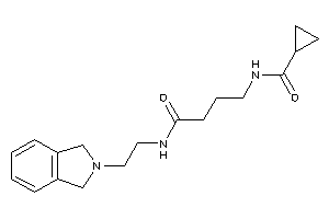 N-[4-(2-isoindolin-2-ylethylamino)-4-keto-butyl]cyclopropanecarboxamide