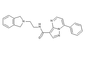 N-(2-isoindolin-2-ylethyl)-7-phenyl-pyrazolo[1,5-a]pyrimidine-3-carboxamide