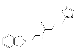 N-(2-isoindolin-2-ylethyl)-4-(1,2,4-oxadiazol-5-yl)butyramide