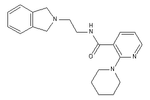 N-(2-isoindolin-2-ylethyl)-2-piperidino-nicotinamide