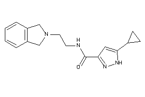 5-cyclopropyl-N-(2-isoindolin-2-ylethyl)-1H-pyrazole-3-carboxamide