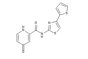 4-keto-N-[4-(2-thienyl)thiazol-2-yl]-1H-pyridine-2-carboxamide