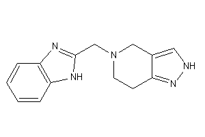 5-(1H-benzimidazol-2-ylmethyl)-2,4,6,7-tetrahydropyrazolo[4,3-c]pyridine