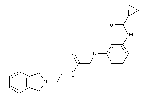 N-[3-[2-(2-isoindolin-2-ylethylamino)-2-keto-ethoxy]phenyl]cyclopropanecarboxamide