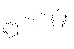 1H-pyrazol-5-ylmethyl(thiadiazol-5-ylmethyl)amine