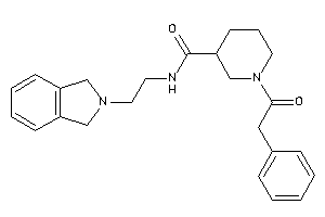 N-(2-isoindolin-2-ylethyl)-1-(2-phenylacetyl)nipecotamide