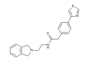 N-(2-isoindolin-2-ylethyl)-2-(4-thiazol-4-ylphenyl)acetamide