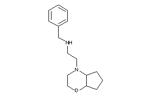 2-(3,4a,5,6,7,7a-hexahydro-2H-cyclopenta[b][1,4]oxazin-4-yl)ethyl-benzyl-amine