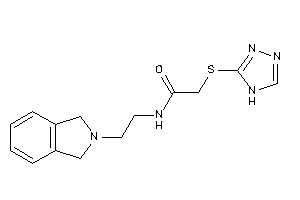 N-(2-isoindolin-2-ylethyl)-2-(4H-1,2,4-triazol-3-ylthio)acetamide