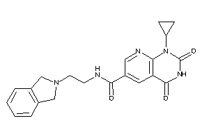 1-cyclopropyl-N-(2-isoindolin-2-ylethyl)-2,4-diketo-pyrido[2,3-d]pyrimidine-6-carboxamide