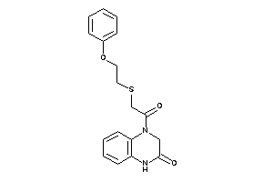 4-[2-(2-phenoxyethylthio)acetyl]-1,3-dihydroquinoxalin-2-one