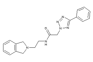 N-(2-isoindolin-2-ylethyl)-2-(5-phenyltetrazol-2-yl)acetamide