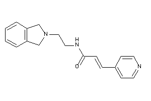 N-(2-isoindolin-2-ylethyl)-3-(4-pyridyl)acrylamide