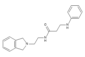 3-anilino-N-(2-isoindolin-2-ylethyl)propionamide