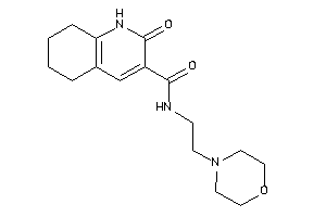 2-keto-N-(2-morpholinoethyl)-5,6,7,8-tetrahydro-1H-quinoline-3-carboxamide